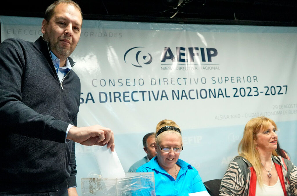 Reeligen a Pablo Flores al frente del gremio de trabajadores de AFIP
