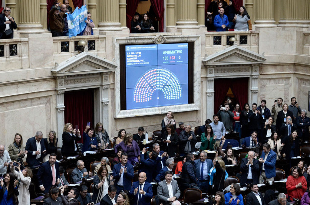 Diputados dio media sanción al proyecto que quita el impuesto a las Ganancias a más de 800 mil trabajadores
