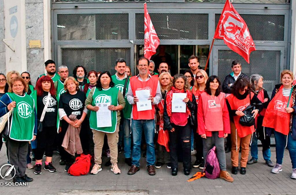 Amsafe y ATE Rosario le exigen conjuntamente la reapertura de la paritaria al Gobierno provincial