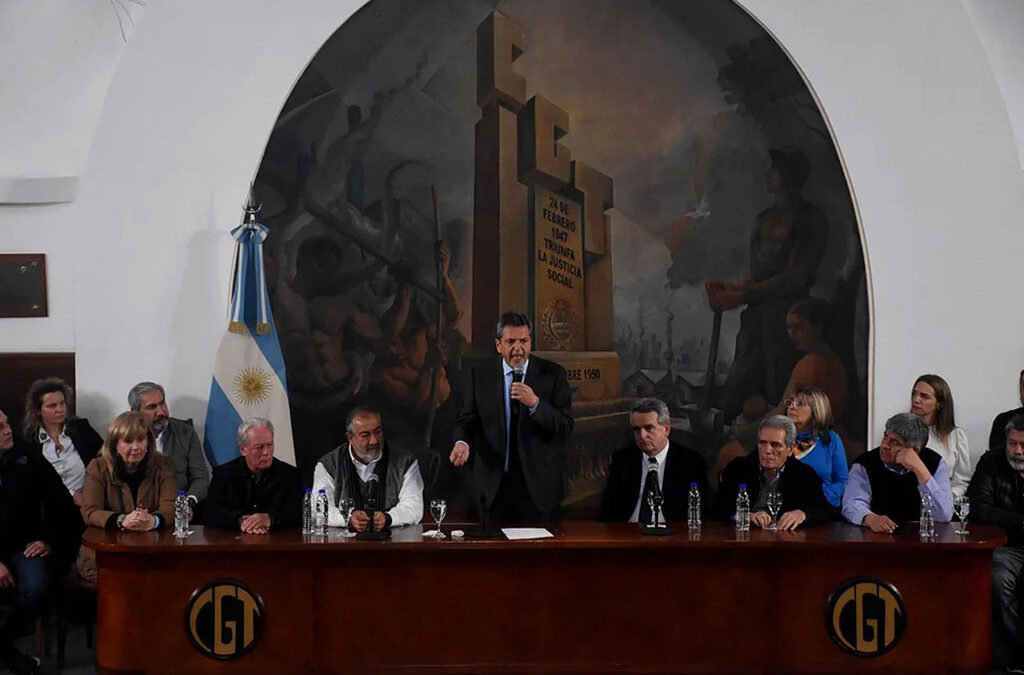 La CGT reafirmó su apoyo a Massa como “única opción electoral” para el movimiento obrero