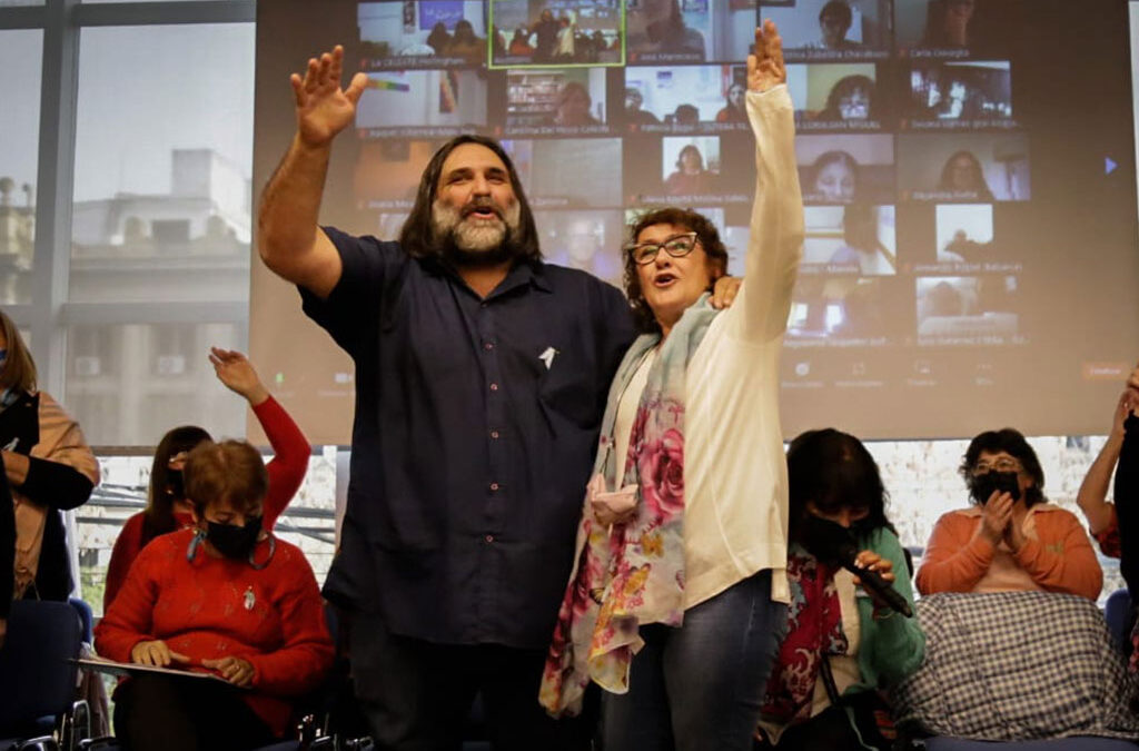 CTERA defendió a Baradel y repudió la amenaza de Grindetti de intervenir sindicatos
