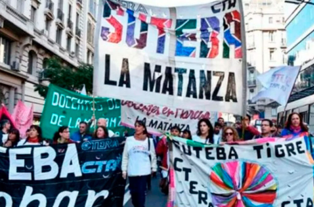 Docentes de SUTEBA enfrentados con Baradel paran 48 horas: Dónde se sentirá más