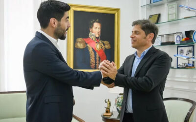 Axel Kicillof se reunió con Facundo Moyano, que pide que se renueve la conducción del peronismo bonaerense