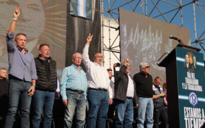 La CGT, Sergio Massa y Axel Kicillof, protagonistas del Día de la Lealtad, en Arsenal