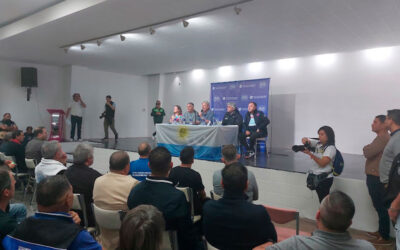 «Los que están en frente vienen por los derechos nuestros, de nuestras familias y de las generaciones futuras»: la arenga gremial de cara al último tramo de campaña de Kicillof y Massa