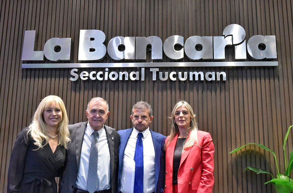 Con la presencia del gobernador electo, Osvaldo Jaldo, Cisneros encabezó la reinauguración de la sede de la Bancaria Tucumán