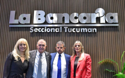 Con la presencia del gobernador electo, Osvaldo Jaldo, Cisneros encabezó la reinauguración de la sede de la Bancaria Tucumán
