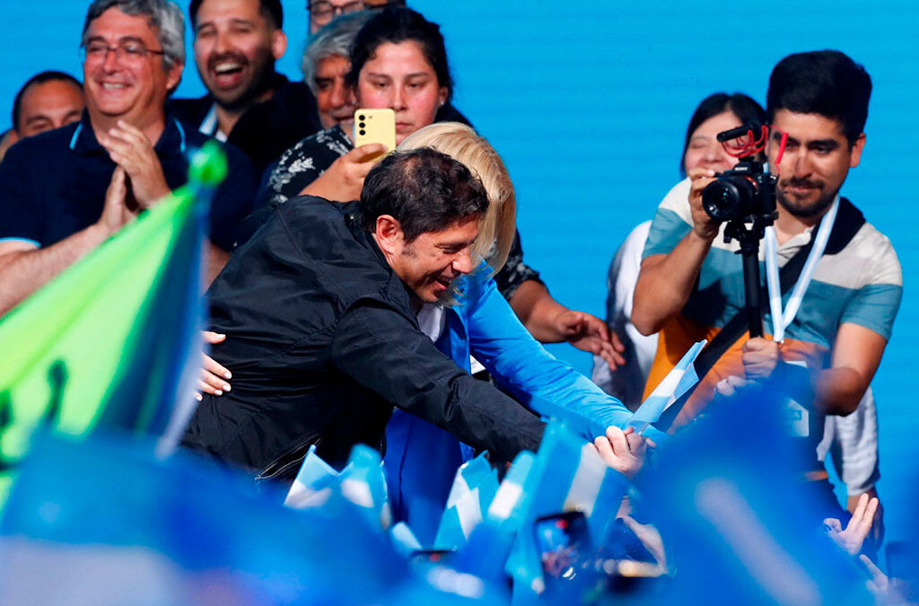 Kicillof le agradeció su triunfo en la Provincia de Buenos Aires a los «compañeros sindicalistas»