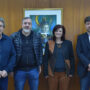 Olmos recibió a Aguiar en la previa a su asunción al frente de ATE