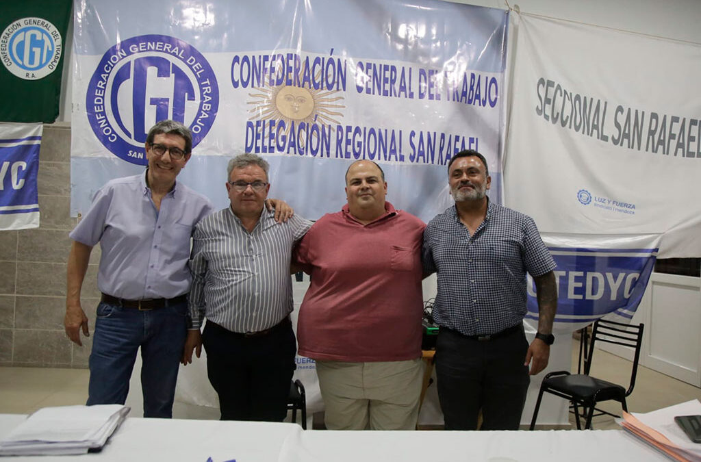 Otra regional normalizada: la CGT San Rafael volvió a funcionar tras 15 años