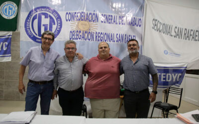 Otra regional normalizada: la CGT San Rafael volvió a funcionar tras 15 años