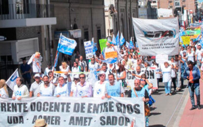 Docentes de Entre Ríos realizarán dos jornadas de paro el 6 y el 9 de noviembre