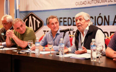 Con la presencia de Hugo Moyano, la CATT ratificó el apoyo «absoluto» a Sergio Massa
