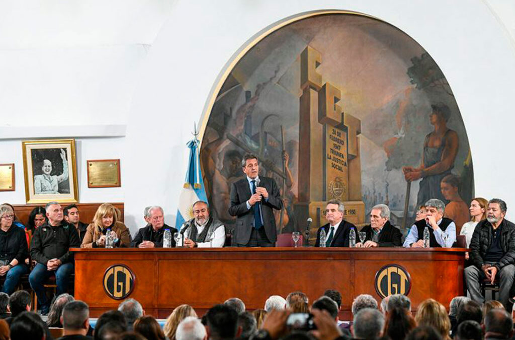 Por pedido de Massa, la CGT mantiene perfil bajo y reemplaza un acto masivo por una conferencia de prensa