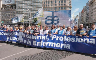 Enfermeros convocan a una protesta en rechazo a Milei y en defensa del reconocimiento de la actividad