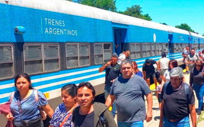 Sindicatos ferroviarios lanzaron una campaña contra Milei en los trenes