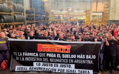 Trabajadores del neumático pararon exigiendo a Pirelli «igual salario por igual tarea»