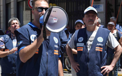 Empleados de despachantes de aduana realizaron un banderazo en reclamo de mejoras salariales
