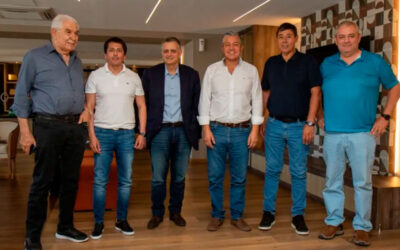 Figueroa se reunió con Horacio Marín, el nuevo titular de YPF y el gremio Petroleros