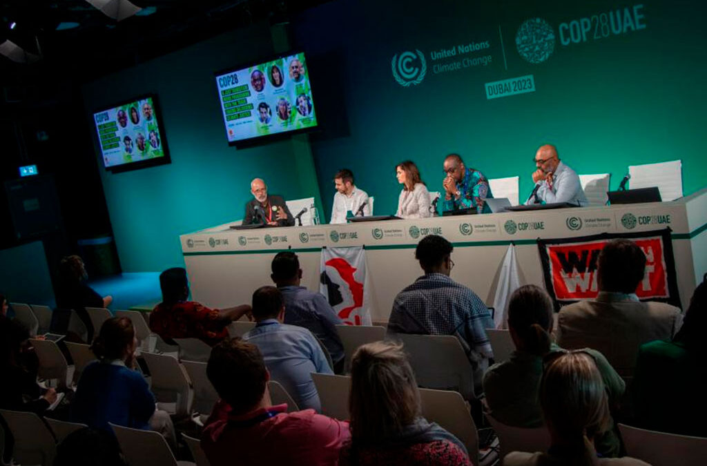 Representantes de trabajadores proponen alternativas para enfrentar la crisis climática