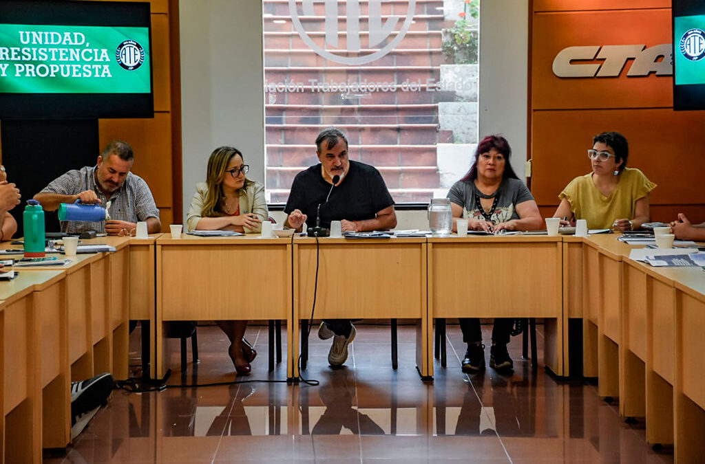 ATE presentó su plan de lucha: Reapertura de paritarias y medidas de fuerza contra el protocolo antipiquete