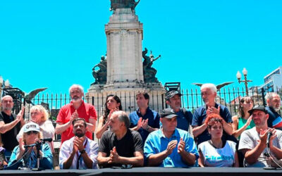 Convocan a una “vigilia” frente al Congreso para rechazar la Ley de Bases