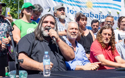Baradel le pidió al Gobierno nacional «que respete al Congreso» donde se eligió mayoritariamente a Unión por la Patria