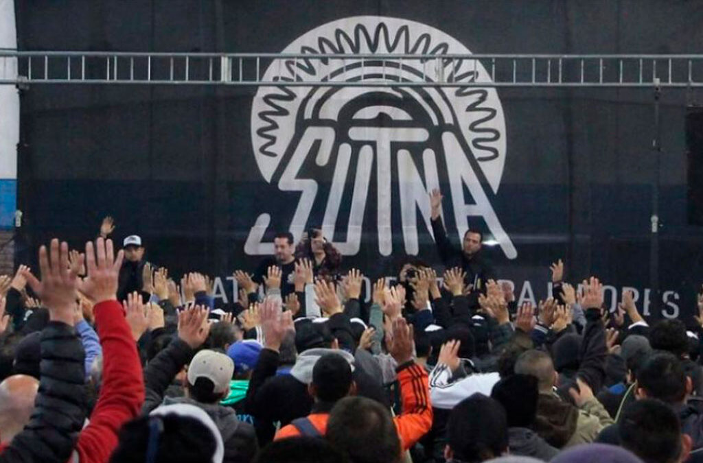 Plenario del SUTNA junto al Frente de Lucha Piquetero de cara al paro general del 24 de enero