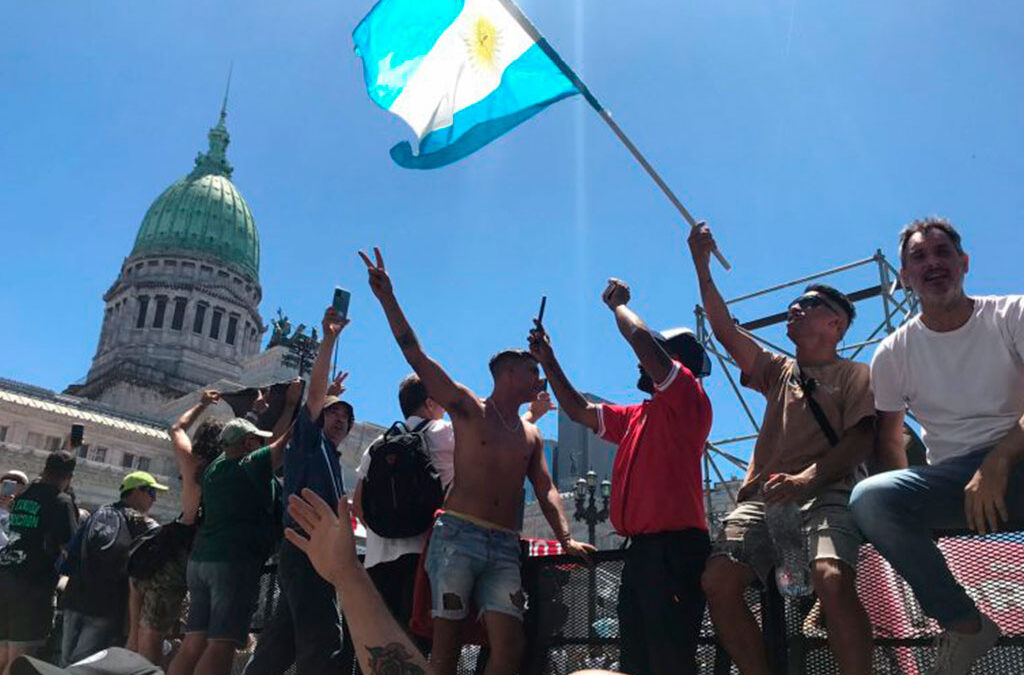 El comunicado de la CGT y centrales sindicales tras la manifestación en el Congreso