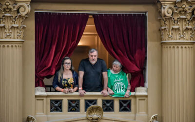 ATE en el recinto de sesiones de Diputados demandó el rechazo a la Ley Ómnibus