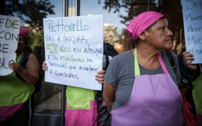 El gremio de las organizaciones sociales le plantó la «fila del hambre» a Pettovello en Capital Humano y ahora el Gobierno pide reclamar por «canales oficiales»