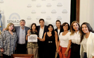Luego de que se cayera la Ley Ómnibus en diputados, representantes sindicales de los trabajadores de los medios públicos se reunieron con el interbloque de senadores Unión por la Patria