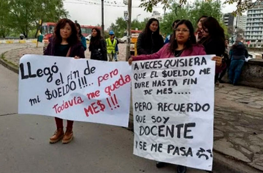 En el inicio de las charlas, los docentes jujeños adelantaron que pedirán en paritarias «un salario inicial igual a la canasta básica»