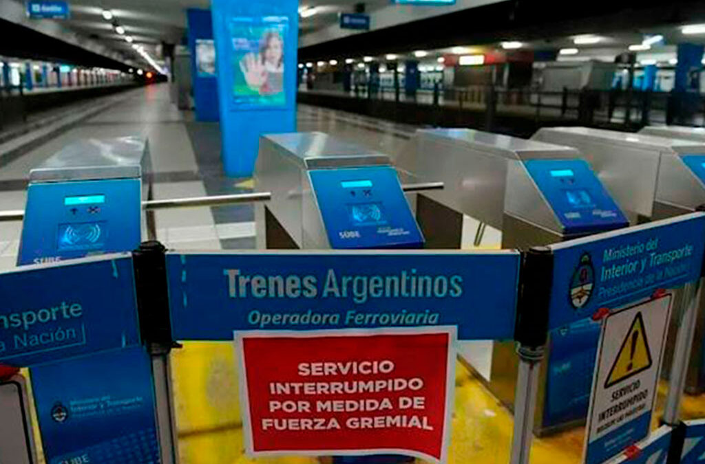 Los trabajadores de tren lanzaron un paro por 24 horas y denuncian temor de los maquinistas: “No tenemos interlocutores”
