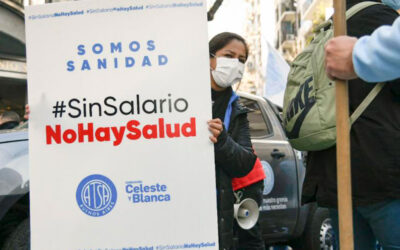 La Federación de Trabajadores de la Sanidad pararon por 24 horas en reclamo aumento salarial