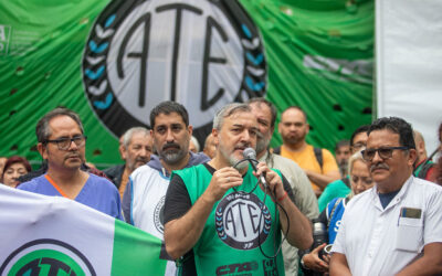 ATE celebró la adhesión al paro y advirtió al gobierno que «la conflictividad va a seguir escalando»