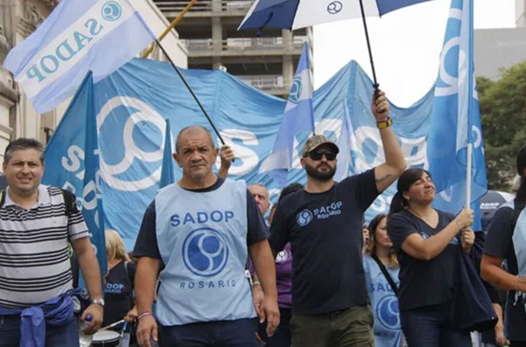Sadop inició la segunda semana de medidas de fuerza: alto acatamiento en Rosario