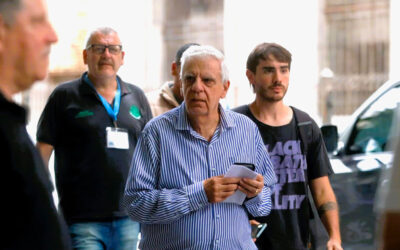 Lingeri destacó el alto acatamiento al paro por despidos en AySA
