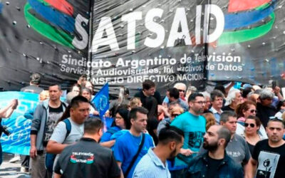 Mientras continúa en conflicto con los canales de tv, SATSAID logró un 101% por tres meses en otra rama