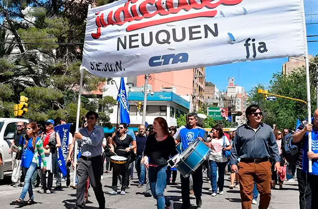 Paro de 24 horas en el Poder Judicial de Neuquén ante falta de convocatoria salarial