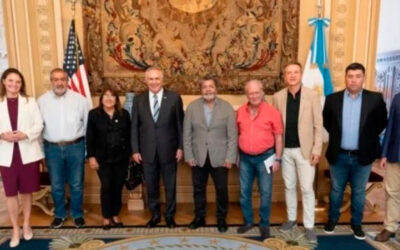 El embajador de los Estados Unidos recibió a la cúpula de la CGT