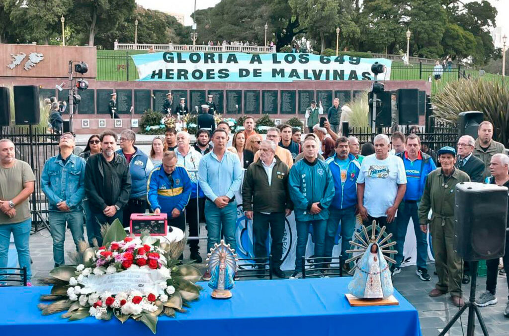 Las 62 Organizaciones Peronistas rindieron homenaje a los Héroes de Malvinas