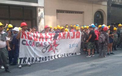 Cooperativas que trabajaban para AySA denuncian que el gobierno no les pagó obras realizadas