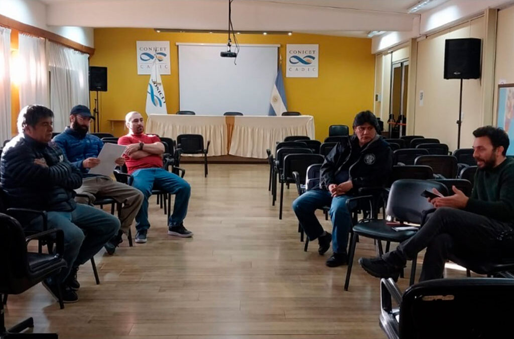 Dirigentes de ATE recorrieron los entes nacionales en la provincia