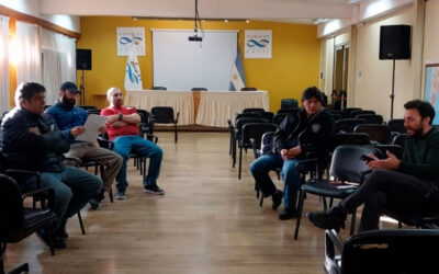 Dirigentes de ATE recorrieron los entes nacionales en la provincia