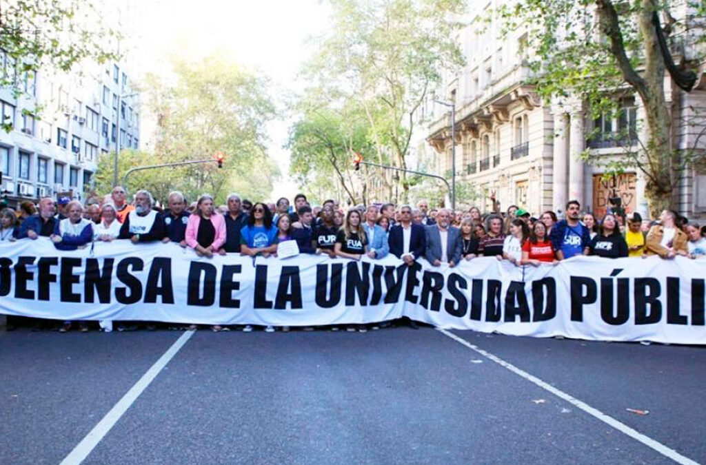 CONADU resaltó “una movilización histórica” en defensa de la Universidad Pública