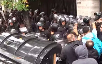Una interna de la uta fue lo que desencadenó los incidentes entre los colectiveros y la policía