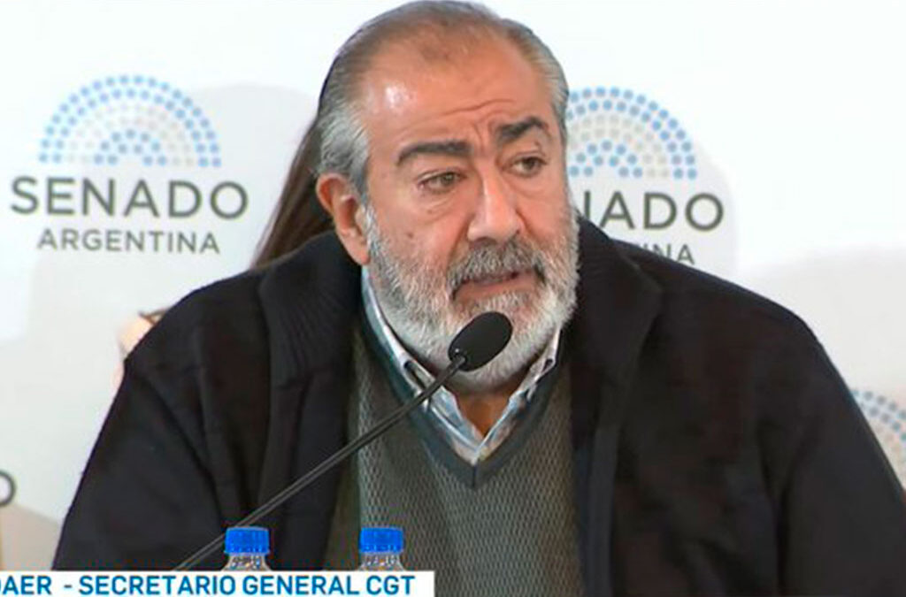 La CGT argumentó el rechazo a la Ley de Bases en el Senado: «Tiene un solo eje: equilibrar las cuentas fiscales»