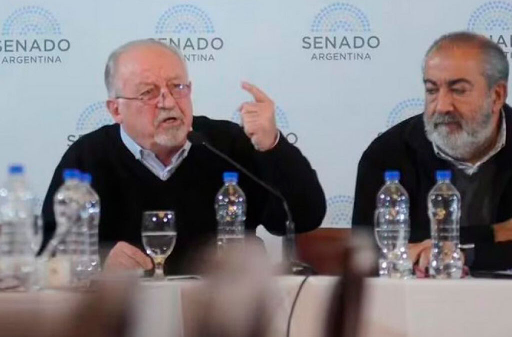 El secretario general de la CTA de los Trabajadores rechazó la Ley de Bases en el Senado