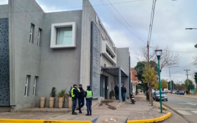 Desocupados de la Uocra protestaron en el municipio de Plaza Huincul